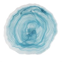 Тарелка матовая d=24 h=2 см,материал cтекло,серия "Blue Sunset" P.L. 81221714