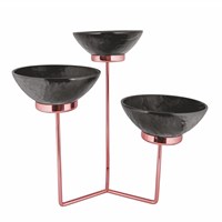 Стойка металлическая для выкладки + три салатника,52*52*49 см,  P.L.--Hotelware 81240944