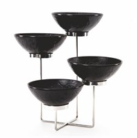 Стойка металлическая для выкладки + четыре салатника, 1 л, h=43см,  P.L.--Hotelware 81240945