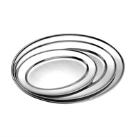 Блюдо металлическое овальное 30 см, P.L. Proff Cuisine 95001019