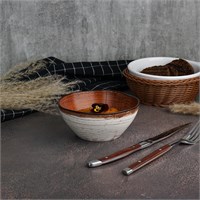 Салатник d=13 см, 380 мл, h=5.4 см, фарфор P.L. cерия  WOOD-FUSION 81269863