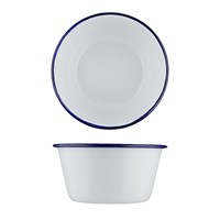 Салатник эмалированный d=14,h=6.5 см, "Blue Rim"  P.L. 81241388