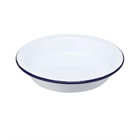 Тарелка,салатник эмалированный d=20 h=4.5 см, "Blue Rim"  P.L. 81241401