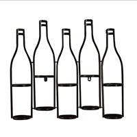 Держатель для винных бутылок,настенный,металлический на 5 бутылок,P.L.-Barbossa 81222476