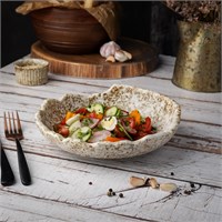 Блюдо 700 мл, d=22.5 h=6.2 см "Brown Spider Silk" / "Stockholm" P.L.-ProffCuisine 81223993