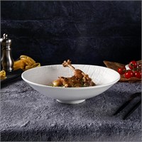 Тарелка для салата d=25см, h=7cм, 1300 мл, серия "White Raw Wood"  P.L. - ProffCuisine 81229854