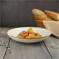 Тарелка,салатник 1,05 л, d=25см,  h=5 см, фарфор,серия "Элеганс" "The Sun" P.L. 81229983