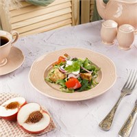 Тарелка 23 см, фарфор,серия "Aristocrat-Peach Tea", Noble 81222238