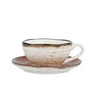 Пара кофейная 75 мл, d=7.2 см, h=3.9 см,фарфор P.L. cерия  WOOD-FUSION 81269872
