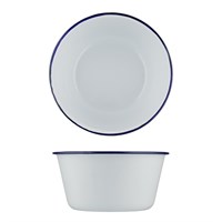 Салатник эмалированный d=18,h=9 см, "Blue Rim"  P.L. 81241390