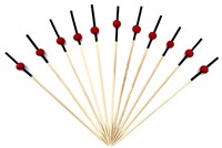 Шпажки Пика "Шарик красный" бамбук 12см, 100 шт 81212526