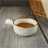 Блюдо с ручкой для подачи 80 мл, 7,5см, h=3,5 см, фарфор, серия "Элеганс" "The Sun" P.L. 81229996