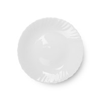 Тарелка 19 см волнистая, стеклокерамика с051