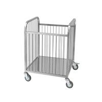Тележка сетчатая для белья Luxstahl ТС-200 нерж. мко1240