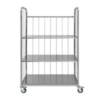 Тележка-стеллаж сетчатый для белья Luxstahl ТСС-500 нерж. мко1242