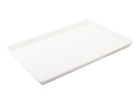 SN4315 Поднос для выкладки продукции прямоугольный, белый рис, 400х280х25 SN4315