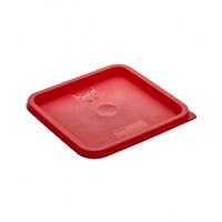 Крышка для контейнера для продуктов квадратная 190*190 мм. красная, п/п (контейн. 76699, 76700) GP /1/12/ 76707