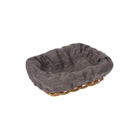 Чехол для корзинки рогожка коричневый цвет 5 (кт1910  прямоугольный) чдх28