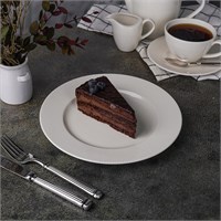 Тарелка классическая 23 см, фарфор 