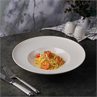 Тарелка глубокая 30 см, фарфор 