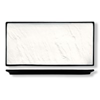 Блюдо 31*14 см с черным основанием, фарфор, P.L. Proff Cuisine 99000157