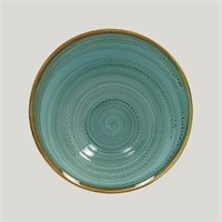 Ассиметричная тарелка RAK Porcelain Twirl Lagoon 1,6 л, 29*14 см 81220505