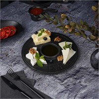 Блюдо для подачи  Black Raw Stellar 25 см, P.L. Proff Cuisine 81223479