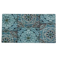 Блюдо,поднос GN 1/3 меламиновый 32.5*17.6см , Damask Blue, P.L. 81290131