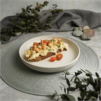 Тарелка с бортом d=21.5 cм, h=3.5см, фарфор 