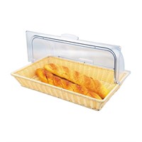 Подставка плетеная для выпечки 53*33*9 см, с пластиковой крышкой, P.L. Proff Cuisine 95001214