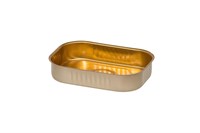 Жестяная банка для подачи прямоугольная, 2,5*12 см 81200918