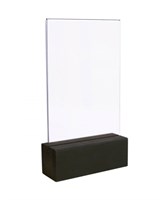 Тейбл тент А6 на дер.основ. 40х40 черный [04BA1009] кл029/1