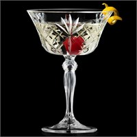 Бокал блюдце д/шампанского RCR Style Melodia 260мл, хрустальное стекло, Италия 81269796