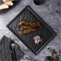 Блюдо для стейка  Black Raw Stellar 33*24*1,7 см, P.L. Proff Cuisine 81223127