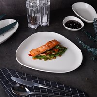 Тарелка мелкая 26*22,5 см,фарфор,серия 