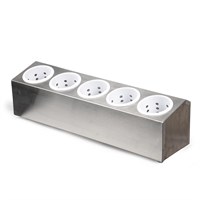 Подставка под столовые приборы, металл, 5 отделений, P.L. Proff Cuisine 81240010