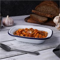 Блюдо эмалированное 16*12*3,5 см, 