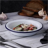 Тарелка,салатник эмалированный d=18 h=3.5 см, 