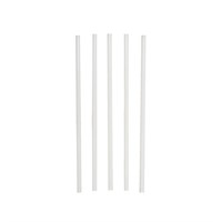 Трубочки для коктейля без изгиба белые, 24 см, d 6 мм, 250 шт 81006409