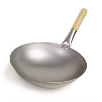 Сковорода Вок с деревянной ручкой 40 см, углеродистая сталь, P.L. Proff Cuisine 81249841