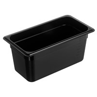 Гастроемкость 1/3 h=150 мм. 325*176 мм. 4,9 л. поликарб. черная GP /1/ 79652
