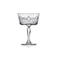 Бокал блюдце для шампанского RCR Luxion Tattoo 260 мл, хрустальное стекло, Италия 81262013