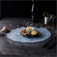 Тарелка матовая d=24 h=2 см,материал cтекло,серия 