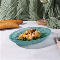 Тарелка матовая 24*17см, h=2 см,материал cтекло,серия 