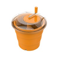 Центрифуга для сушки листьев салата 20 л,оранжевый цвет корпуса, KAP 81241387