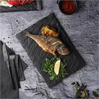 Блюдо для подачи  Black Raw Steller 30*21*1,2 см, P.L. Proff Cuisine 81223458