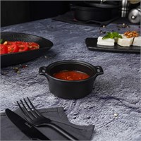 Соусник  Black Raw Stellar 10,7*8,5*4 см, 130 мл, P.L. Proff Cuisine 81223134