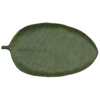 Блюдо,поднос меламиновый 53.5*29см, h=3см  P.L. Green Banana Leaf 81290148