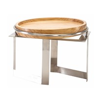 Стойка металлическая для выкладки + блюдо из бука,32*32*18 см,  P.L.--Hotelware 81240969