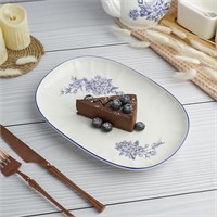 Блюдо овальное 25,6*17,8 см, h=2.5см, коллекция 